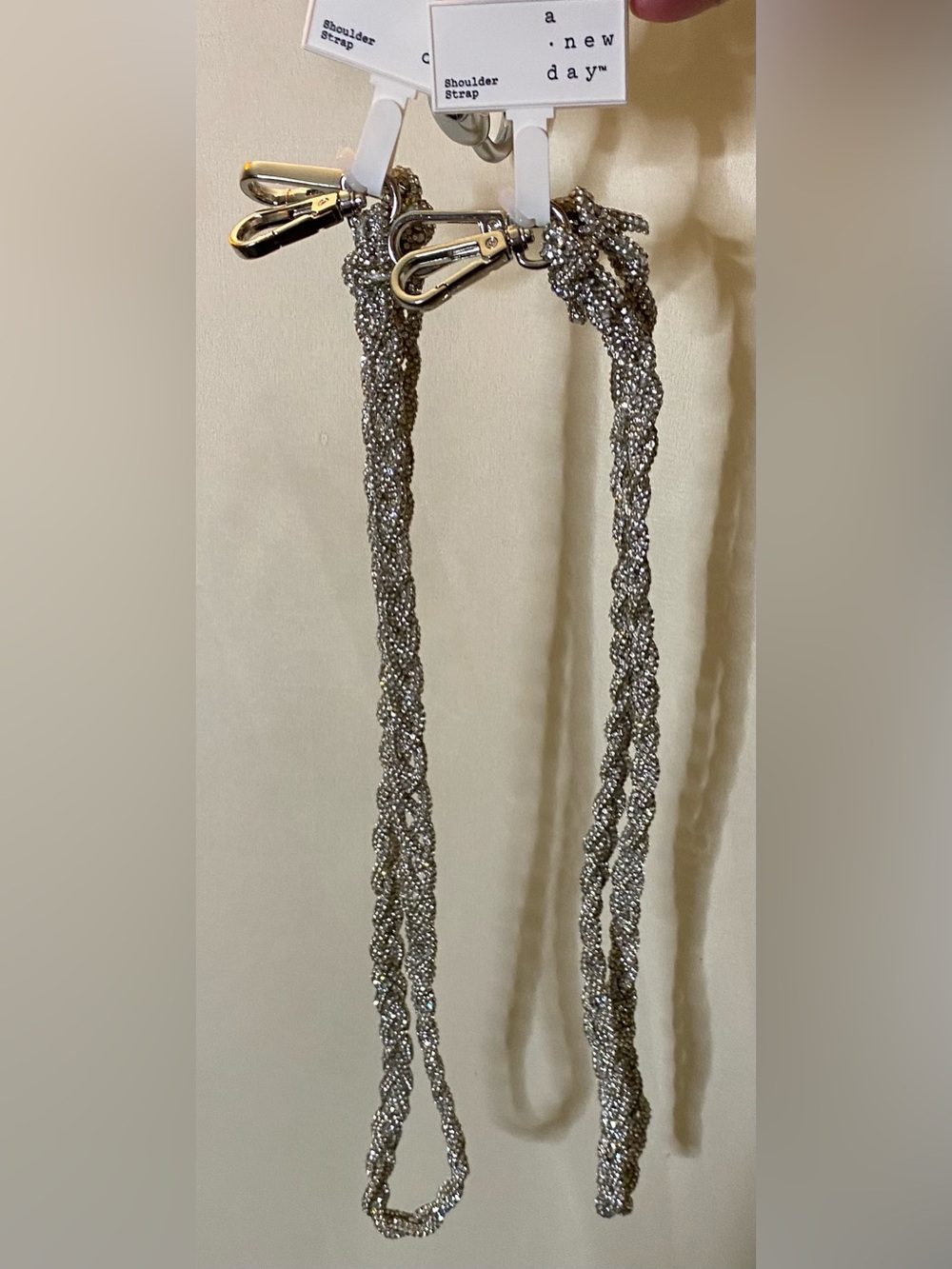 NWT A New Day Braided Crystal Rhinestone Shoulder Purse/ Bag Strap- 2